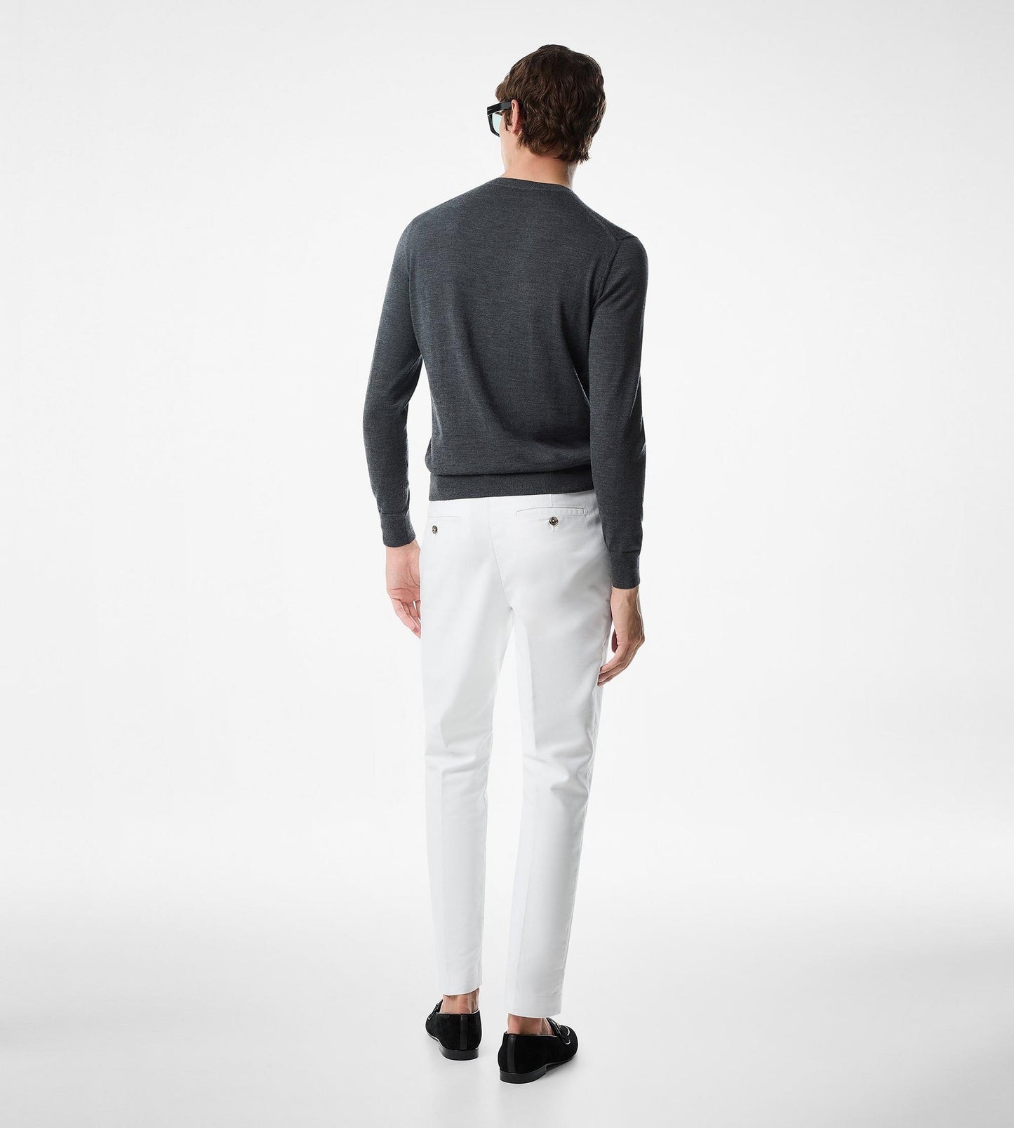 Fine Gauge Pure Wool Crew Neck