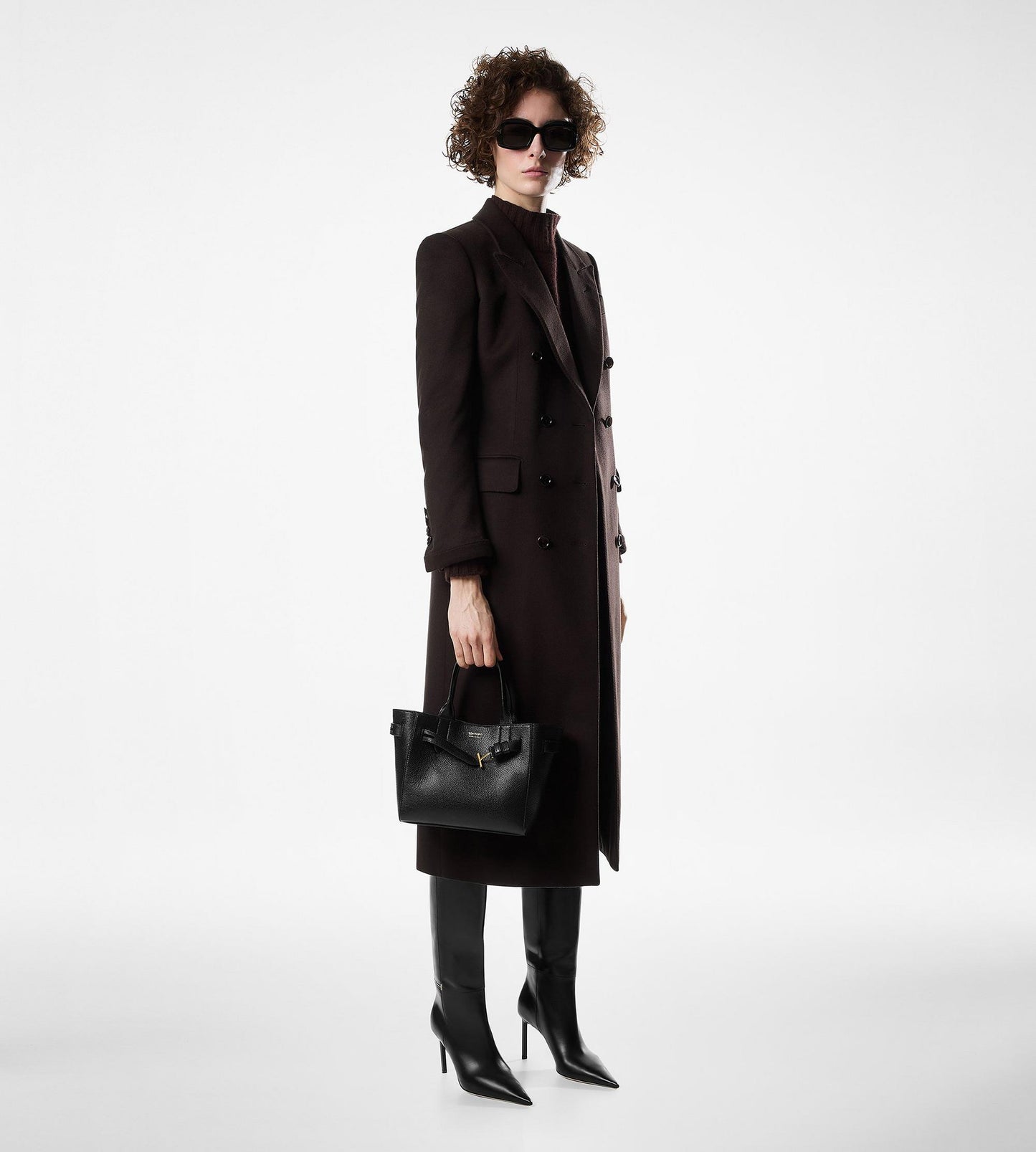 Grain Leather Audrey Small Tote