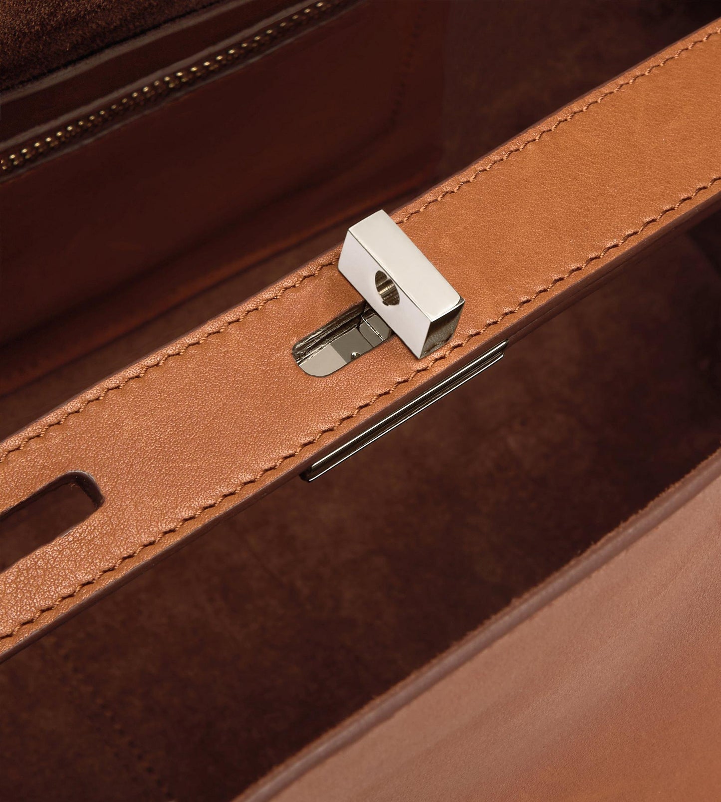 Natural Leather Eclipse Large Shoulder Bag
