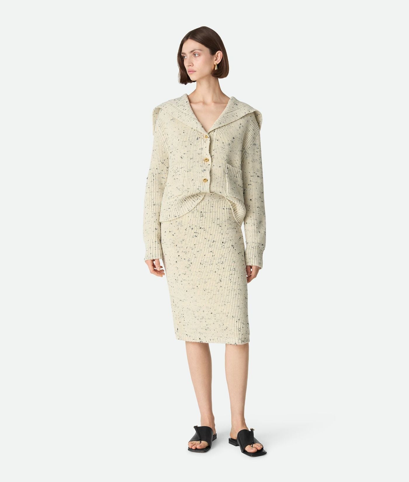 Wool English Rib Skirt