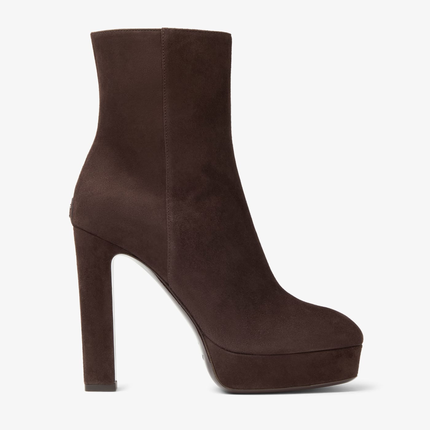Marene Ankle Boot 120 Chocolate Suede Pumps