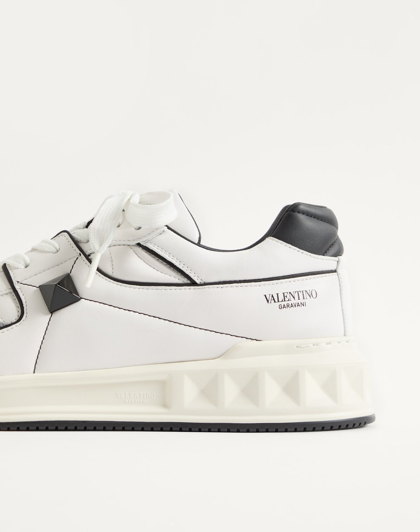 One Stud Low-top Nappa Sneaker