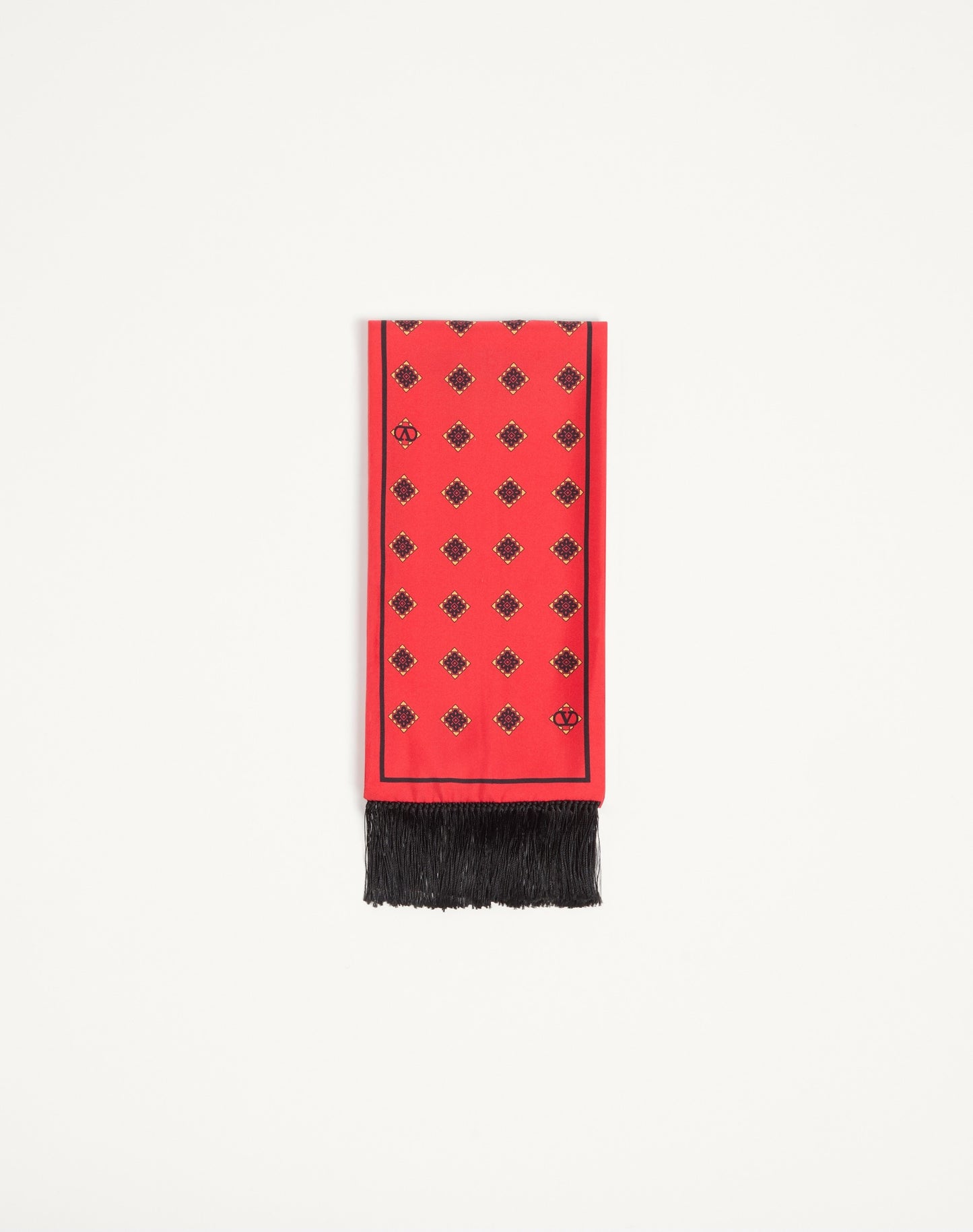 Opticool Silk Bandeau Scarf With Fringe