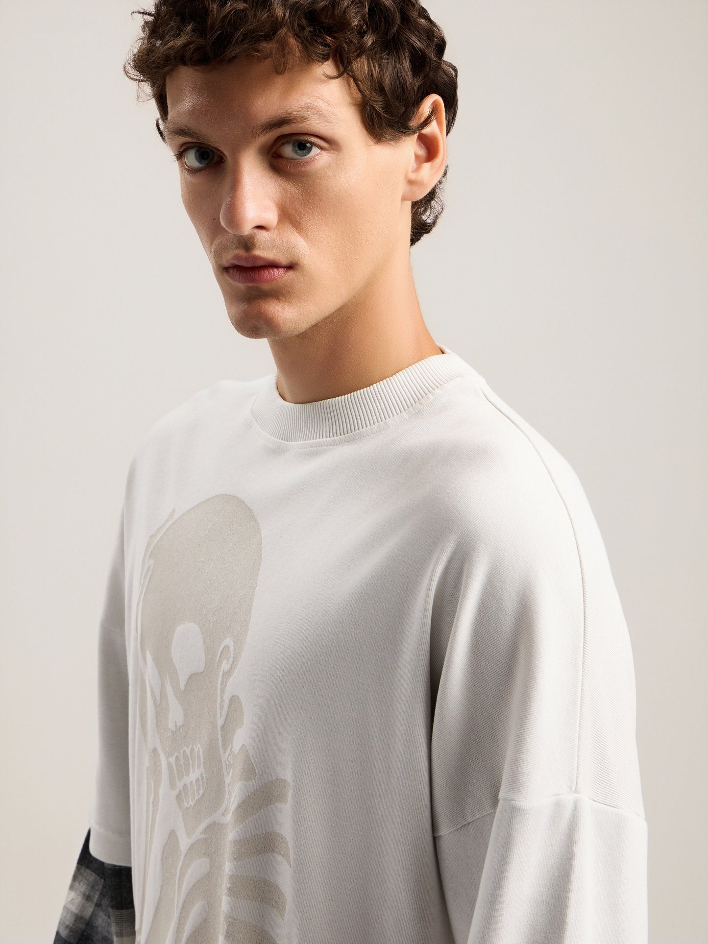 Skull Double Long Sleeved Shirt