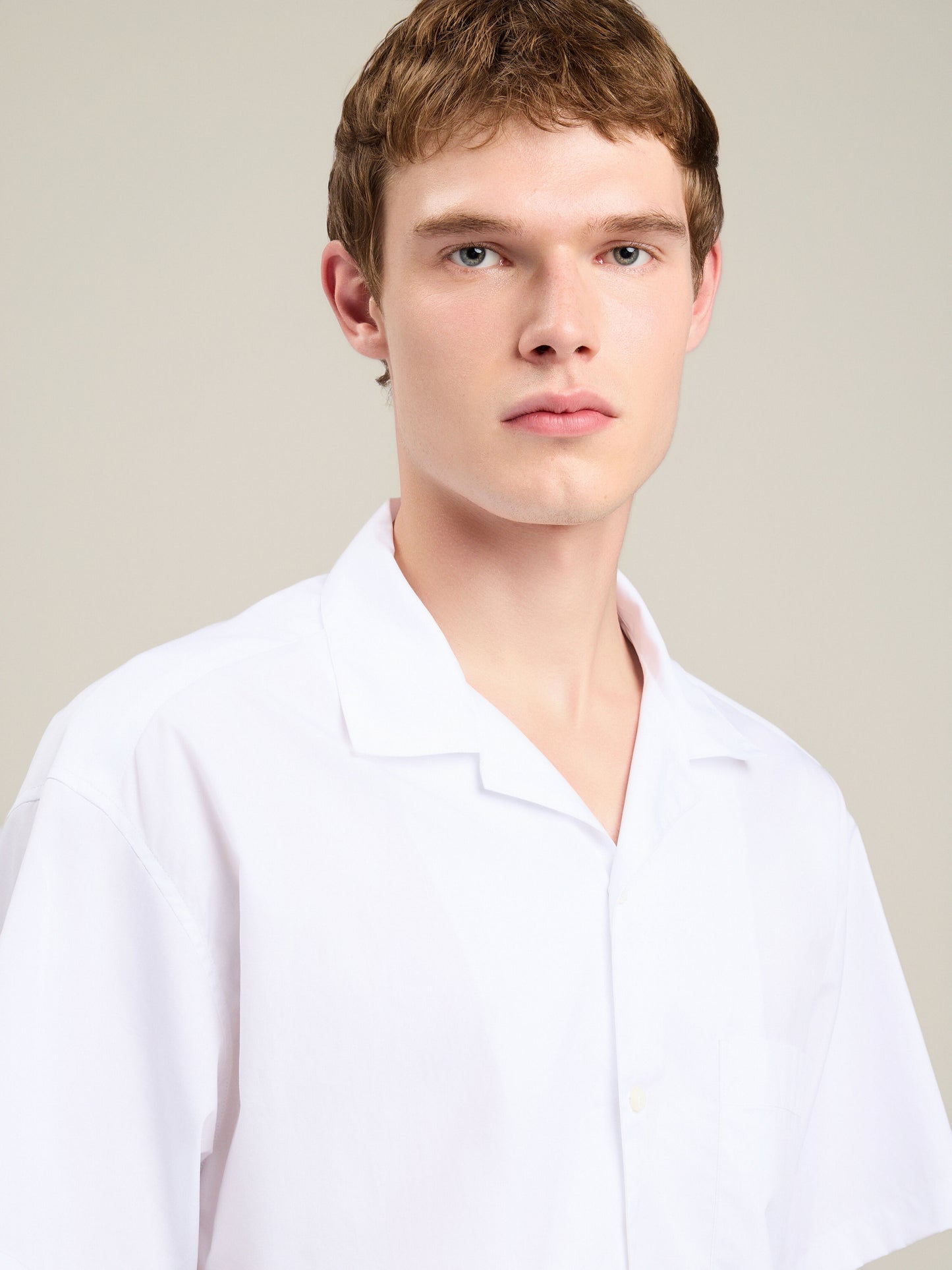 Back Curved Logo Bowling Shirt