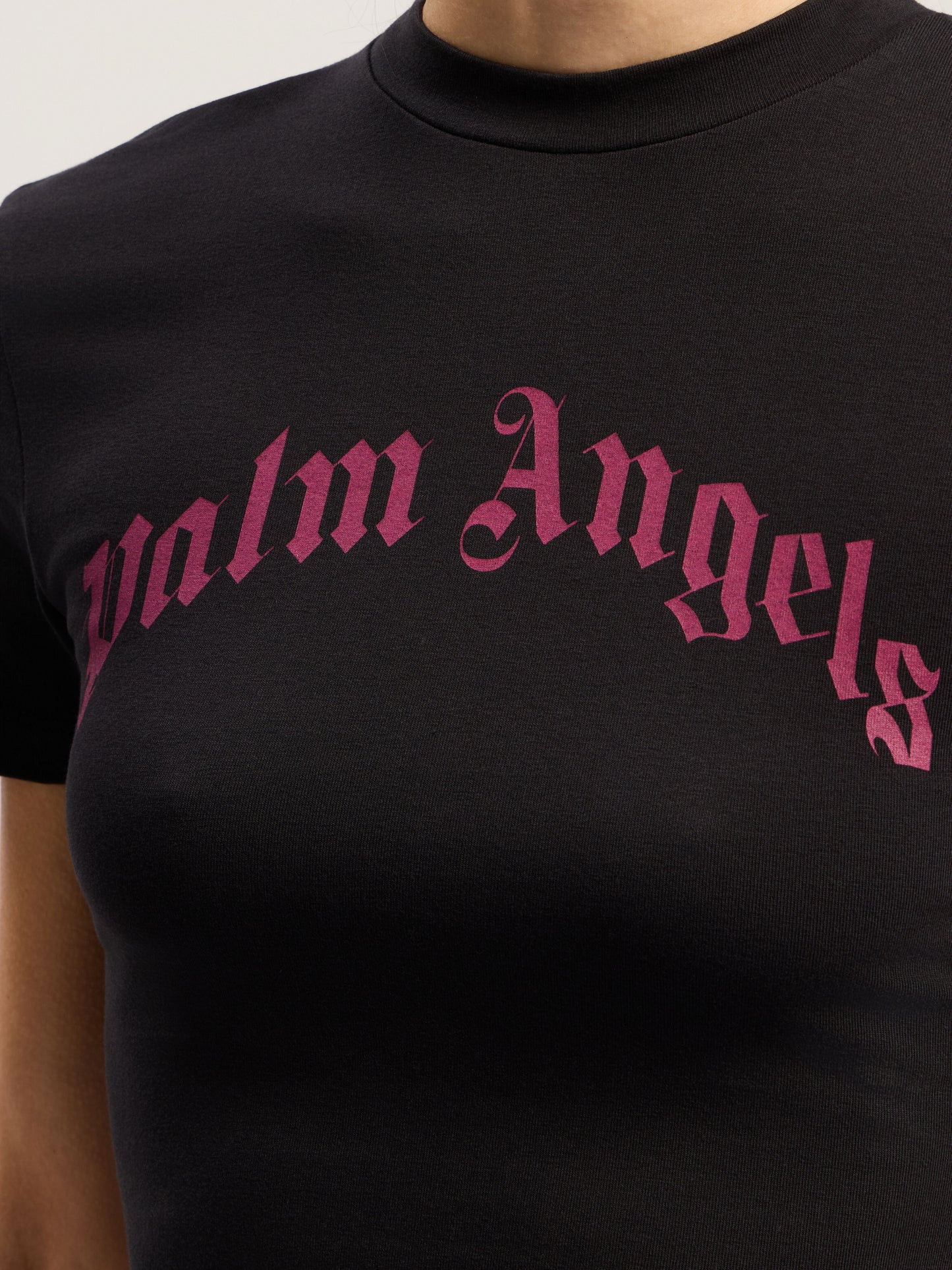 Curved Logo Baby Tee