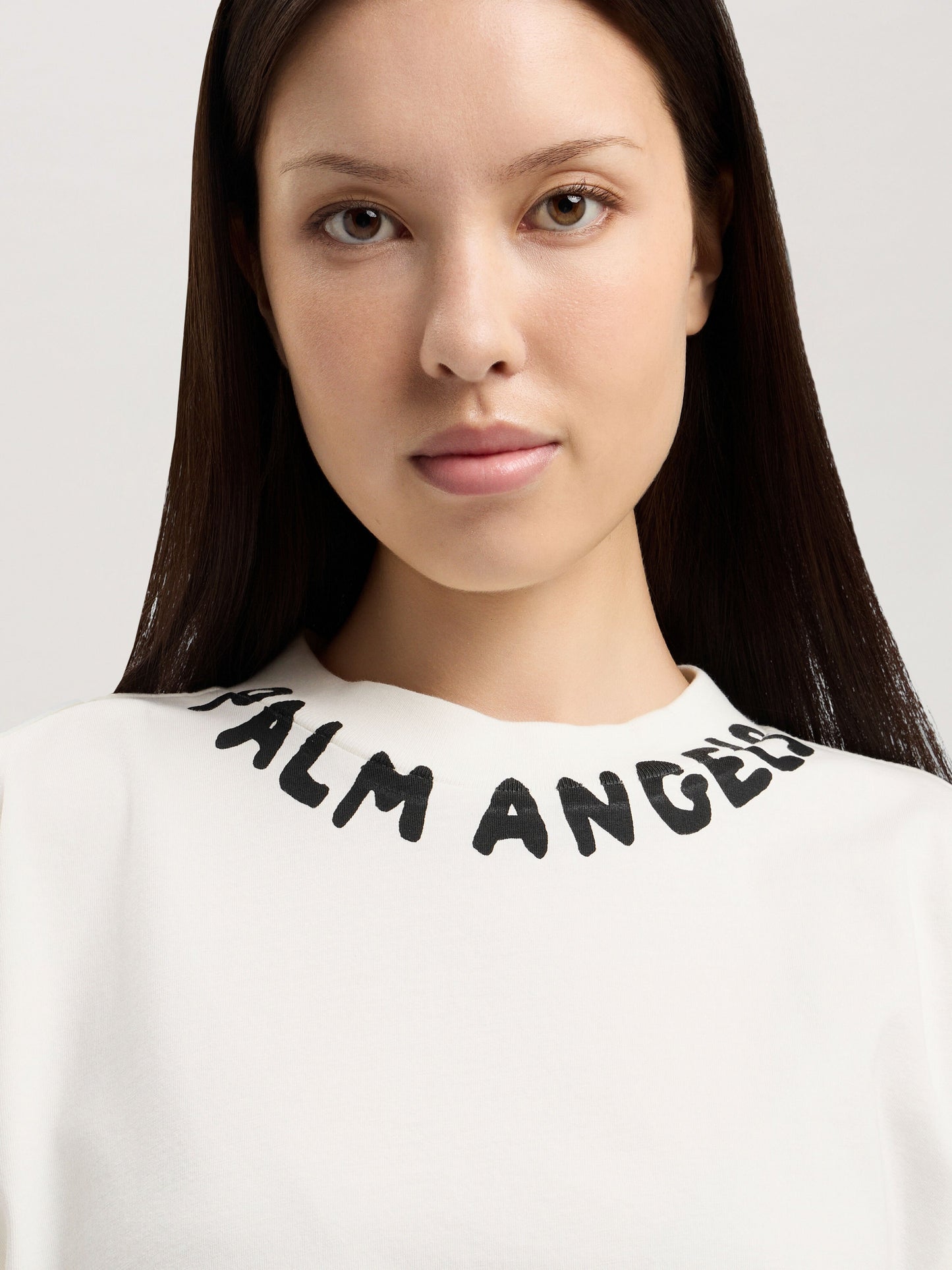 Neck Logo Boxy T Shirt