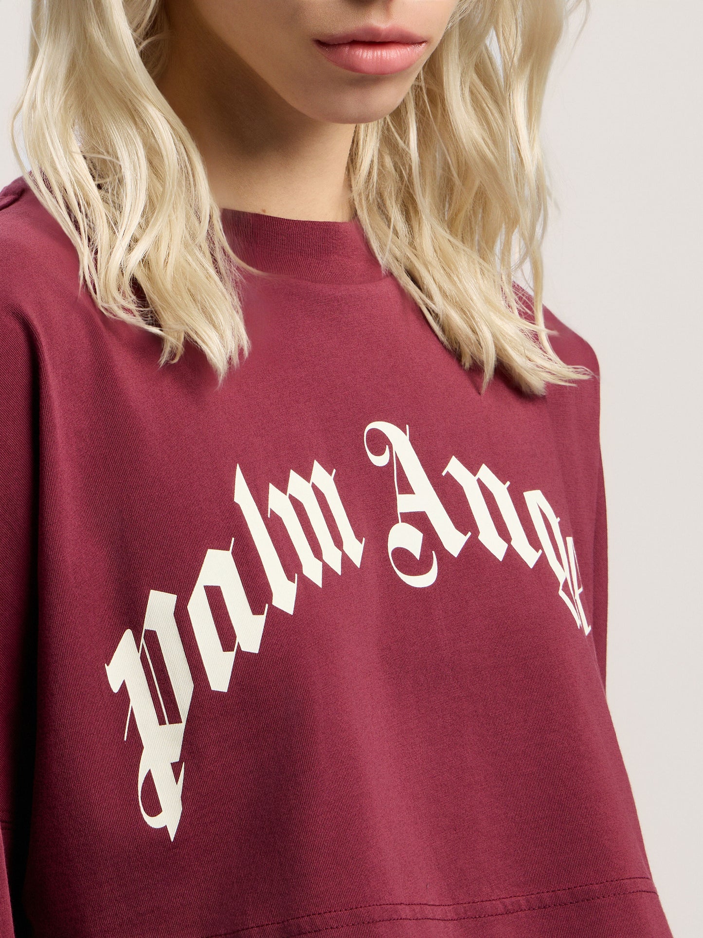 Curved Logo Crop Top