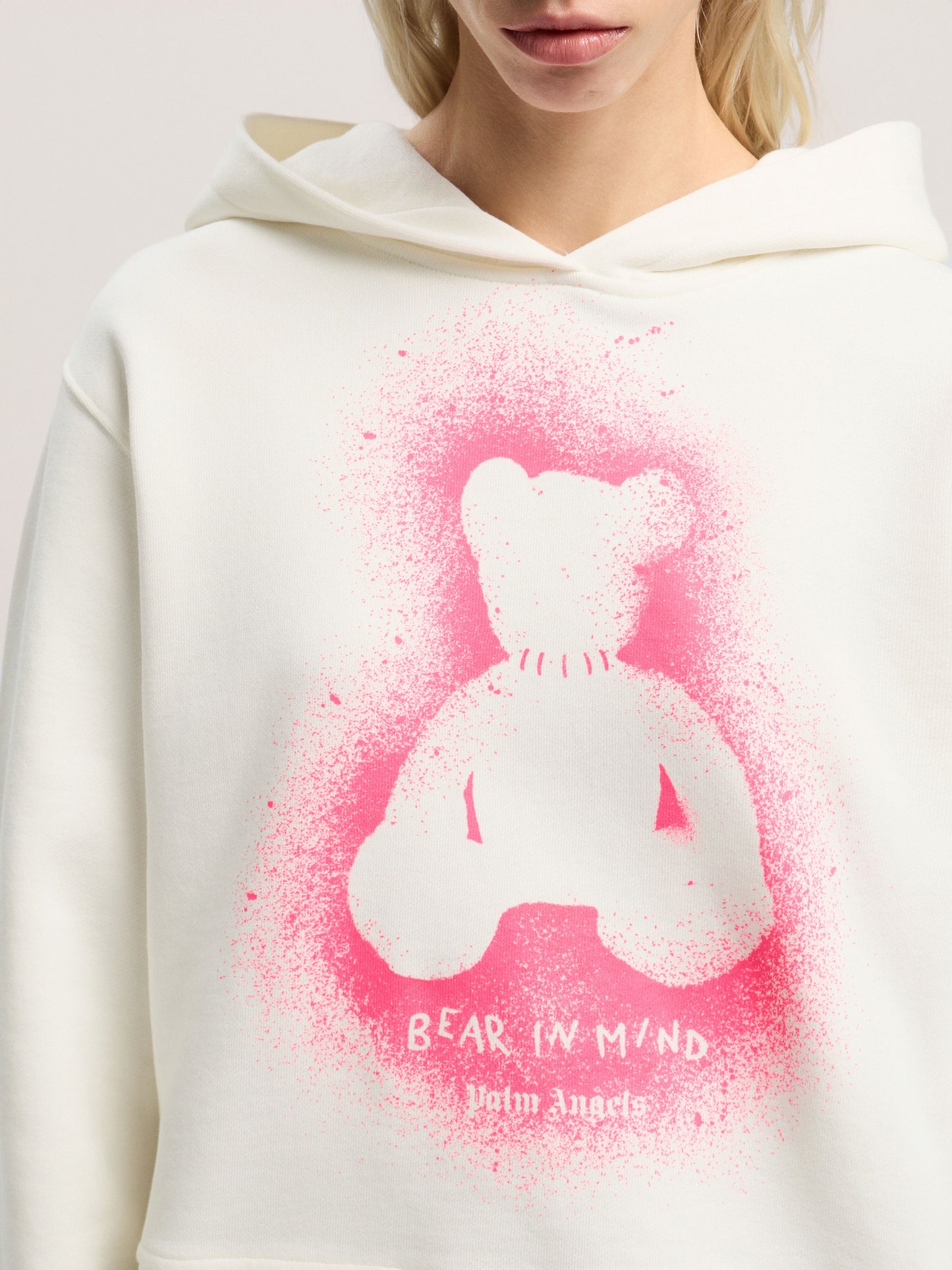 Spray Bear Fitted Hoodie