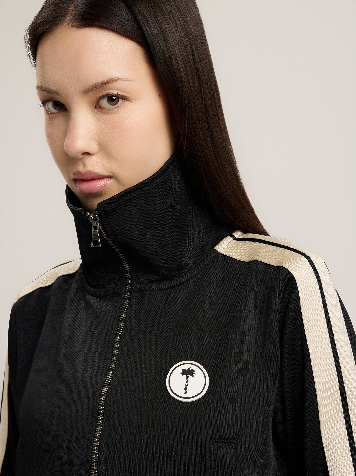 Tree Logo Crop Track Jacket