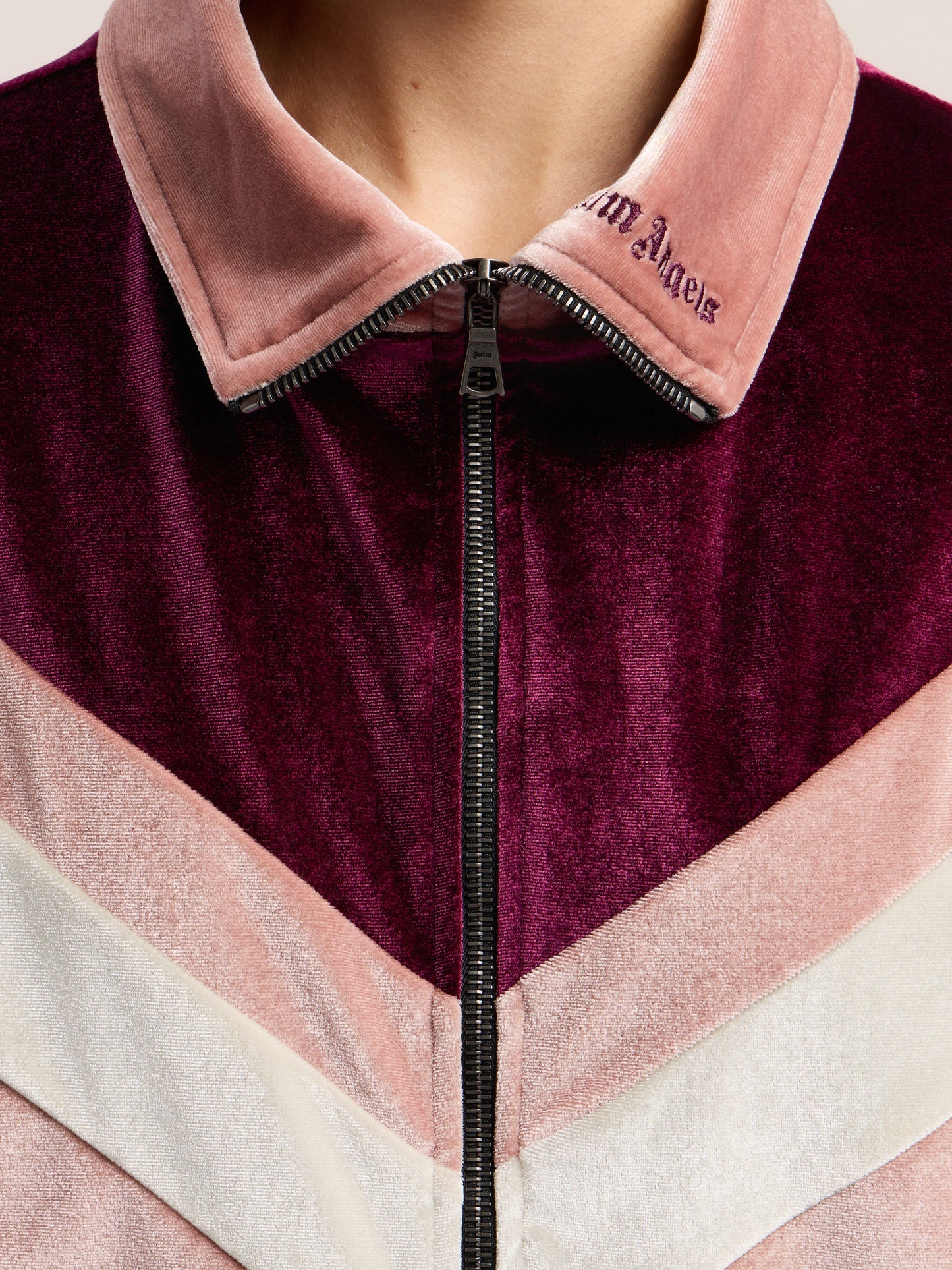 Colorblock Chenille Track Jacket