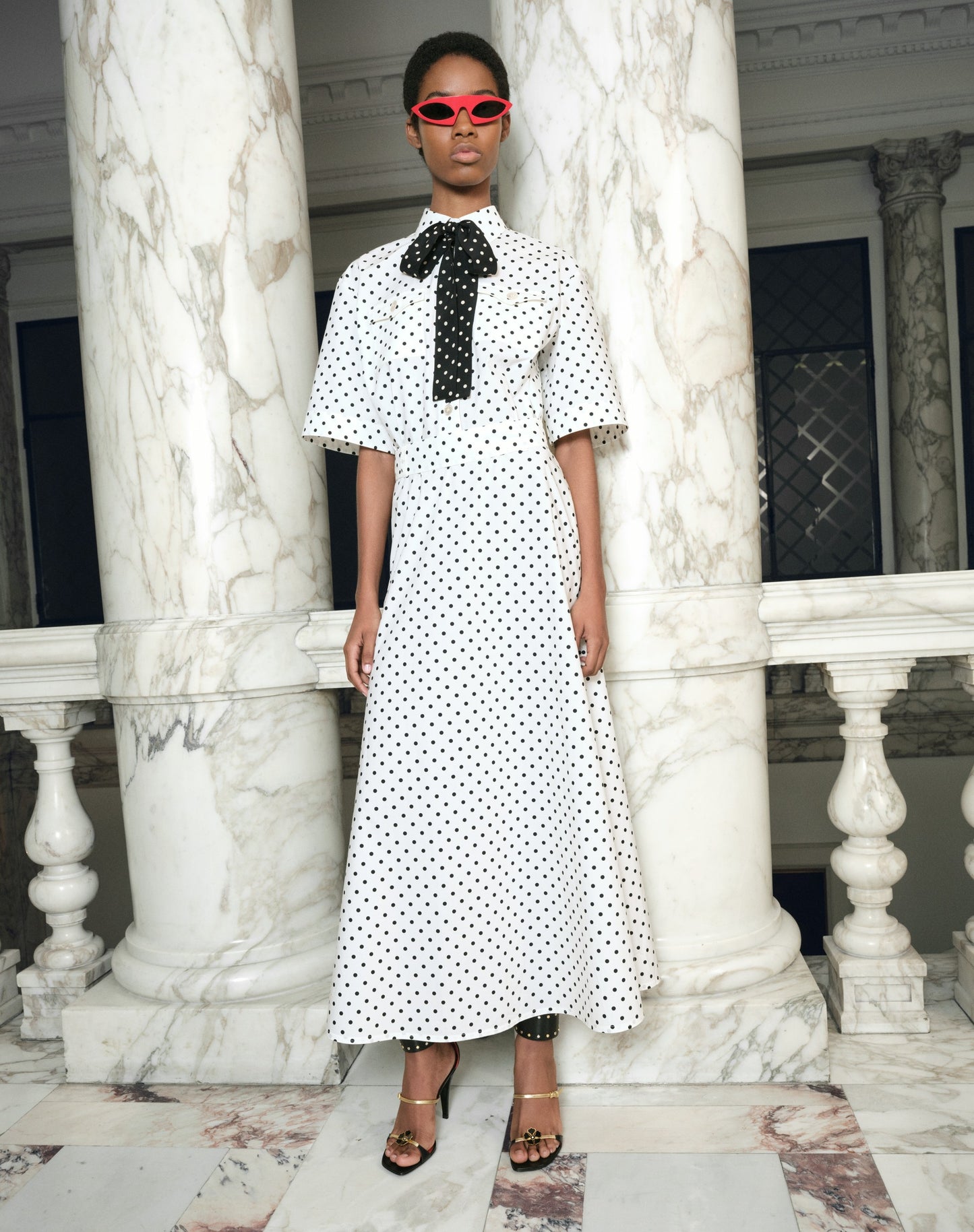 Poplin Plusdepois Print Midi Dress