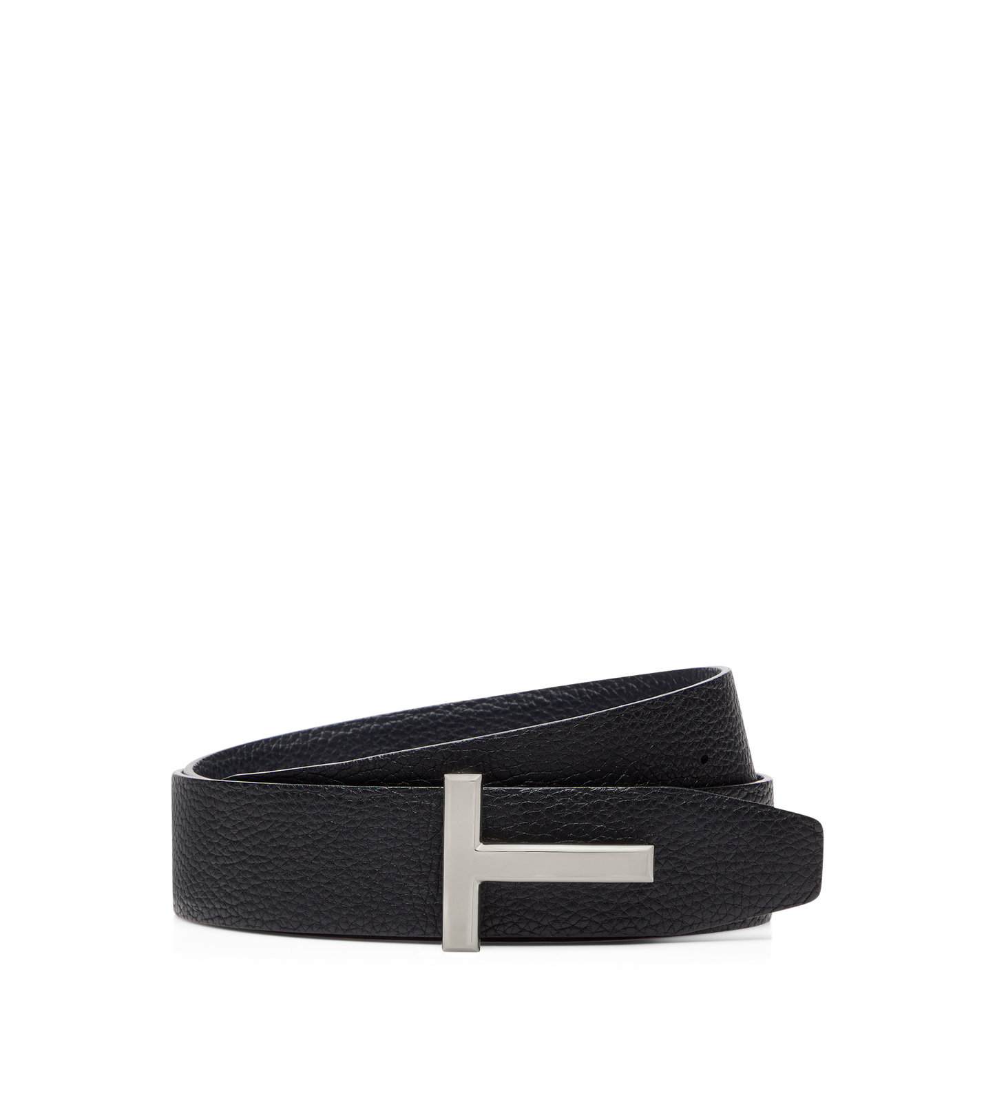 Grain Leather T Icon Belt&Nbsp;