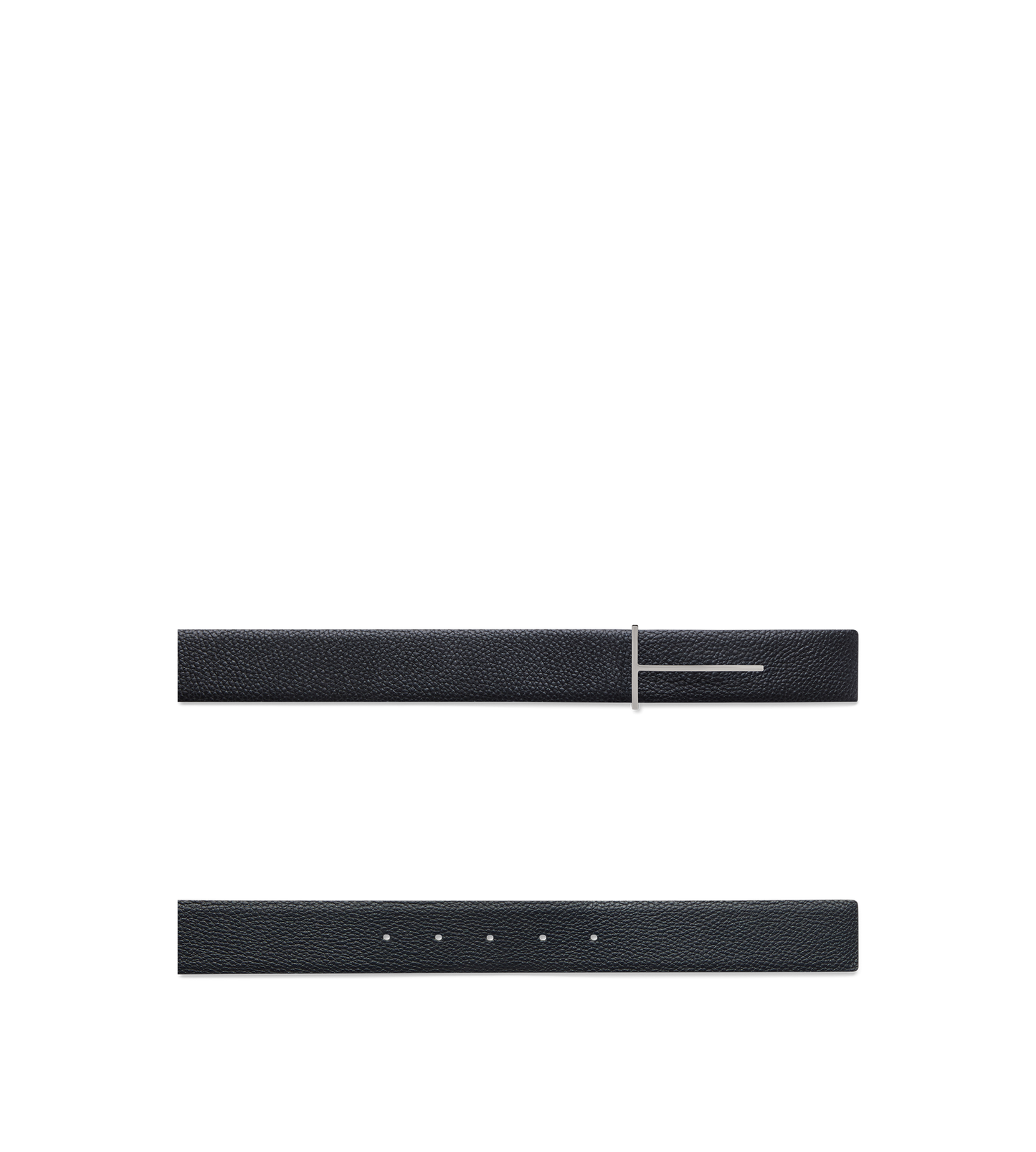 Grain Leather Slim T Reversible Belt&Nbsp;