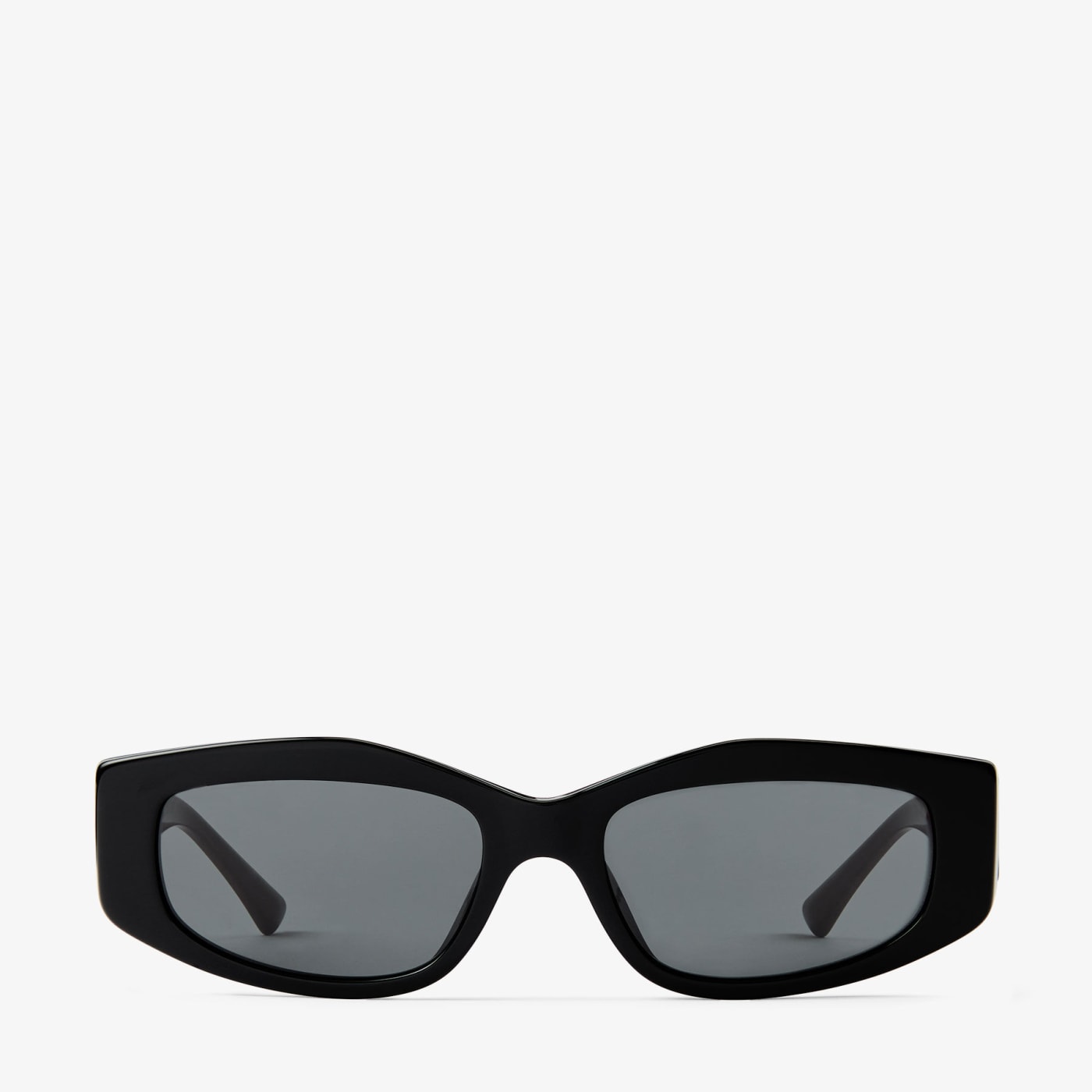 Uma Black Geometric Sunglasses