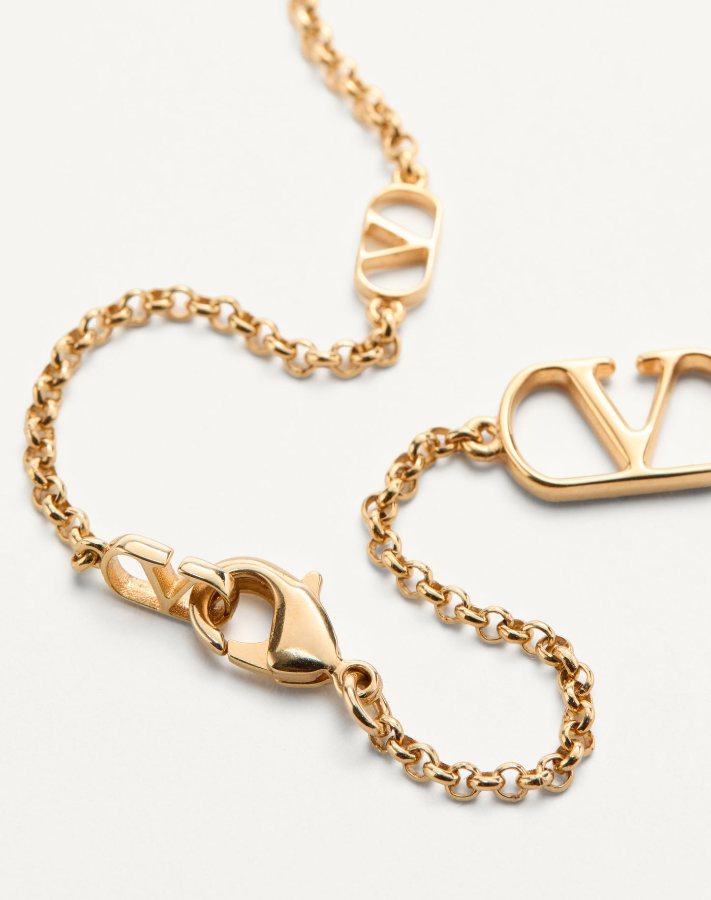Vlogo Signature Metal Necklace