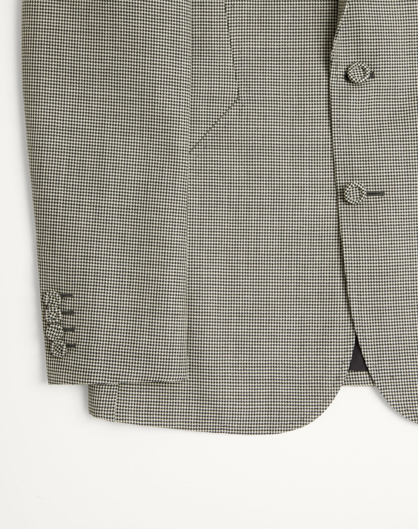 Valentino Single-breasted Wool Jacket With Houndstooth Pattern