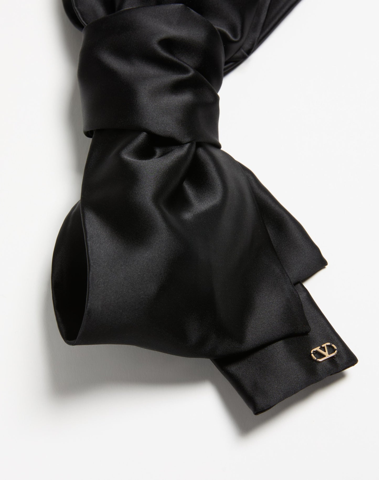 Vlogo Signature Satin Bow Hairclip