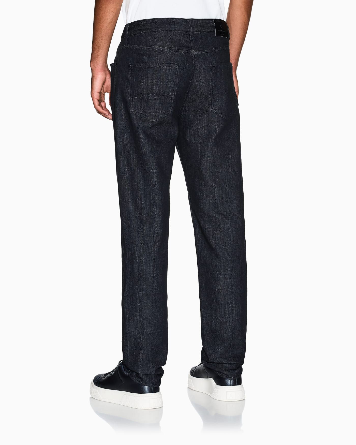 Comfort slim five-pocket jeans in fleece denim Essential
