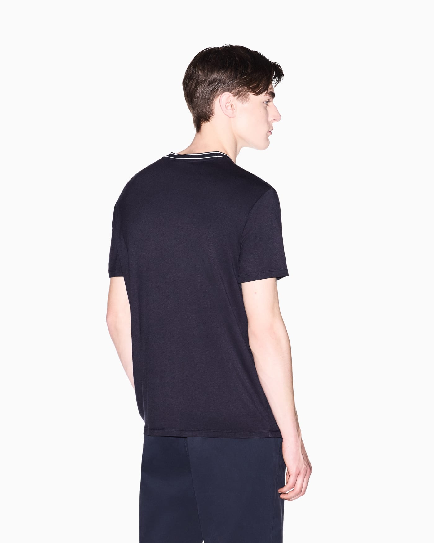 Slim fit T-shirt in technical fabric
