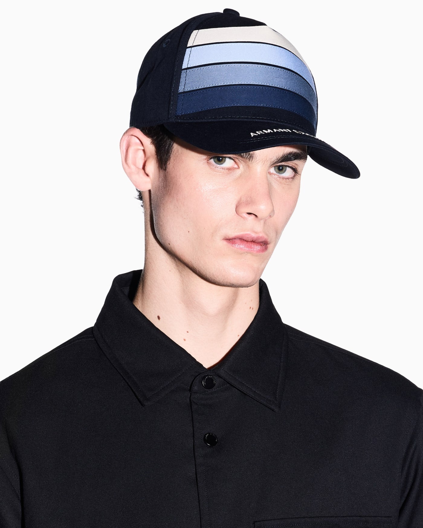Color block peaked cap