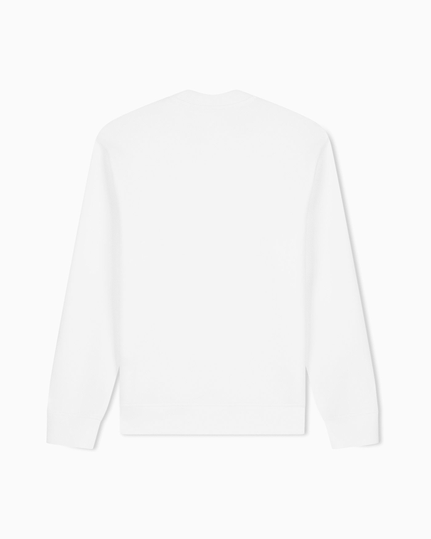 sweatshirt in bonded stretch cotton