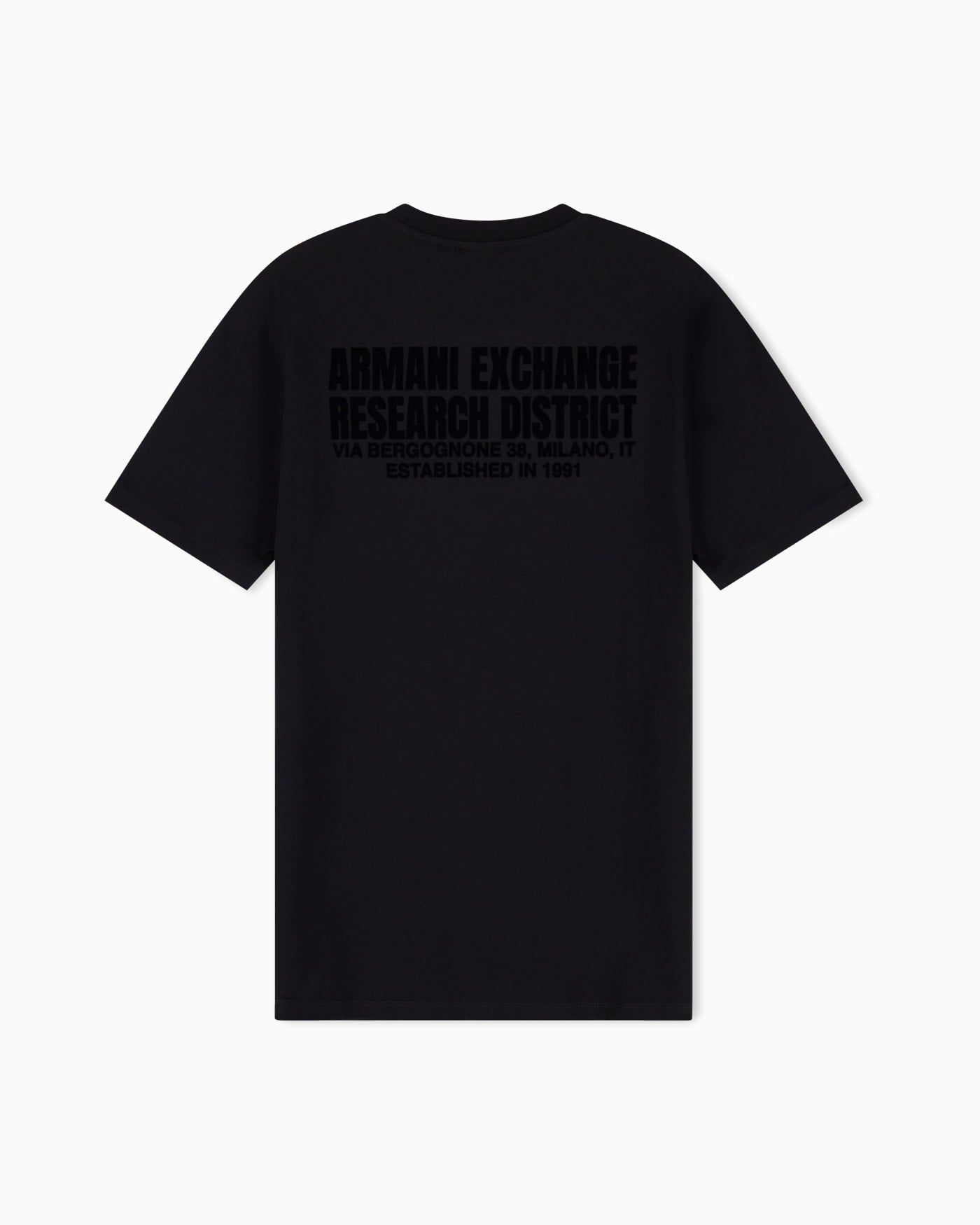 Regular fit cotton jersey t-shirt with logo and back print