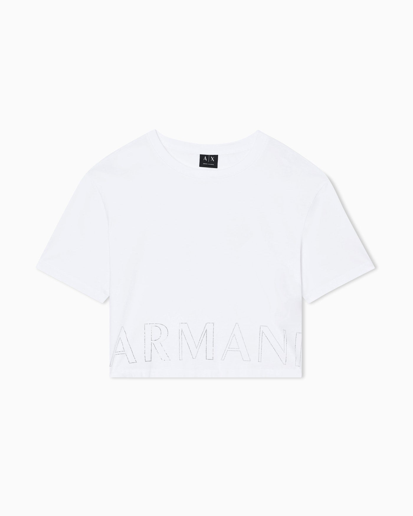 Cropped basic T-Shirt in cotton jersey