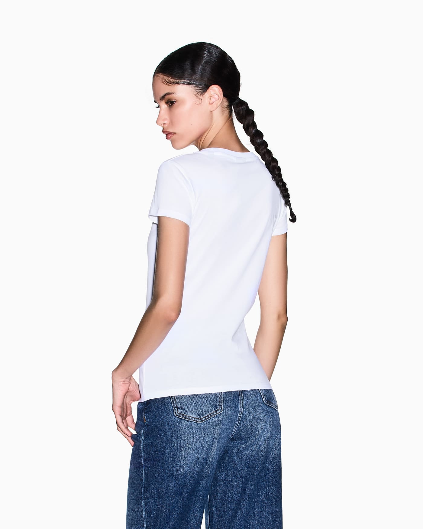 Slim fit T-shirt in cotton jersey