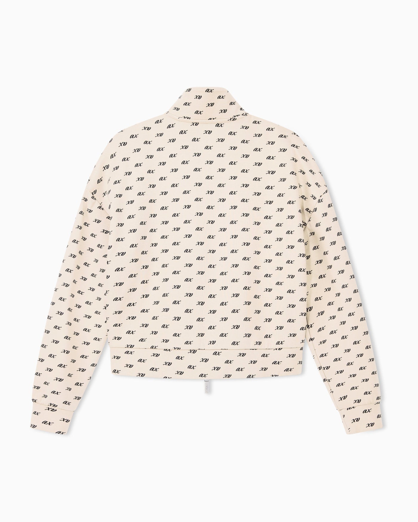 sweatshirt in organic cotton with allover print
