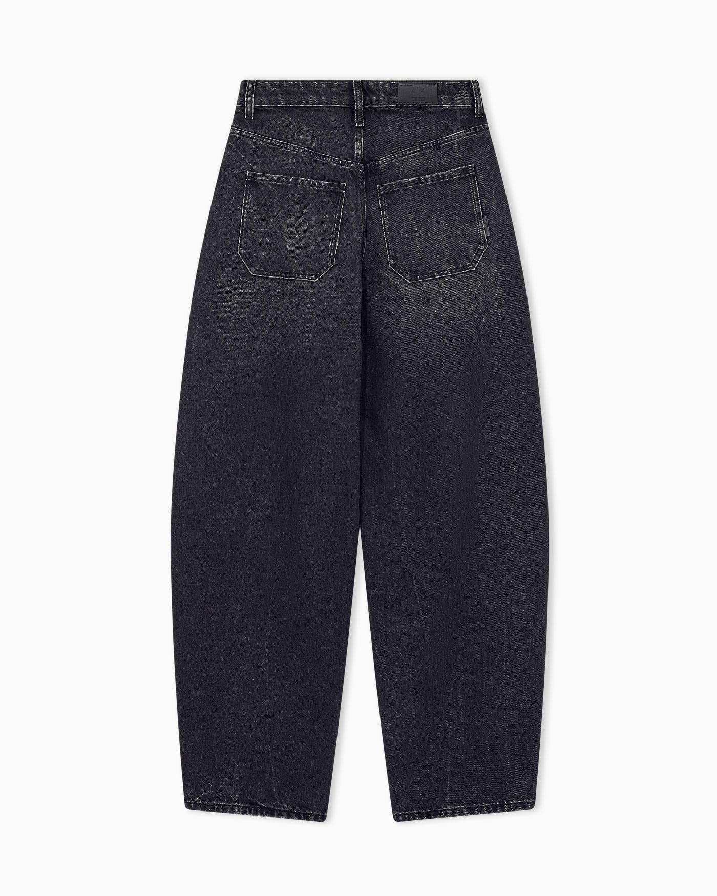 oversized fit 5 pockets denim pant in rigid cotton