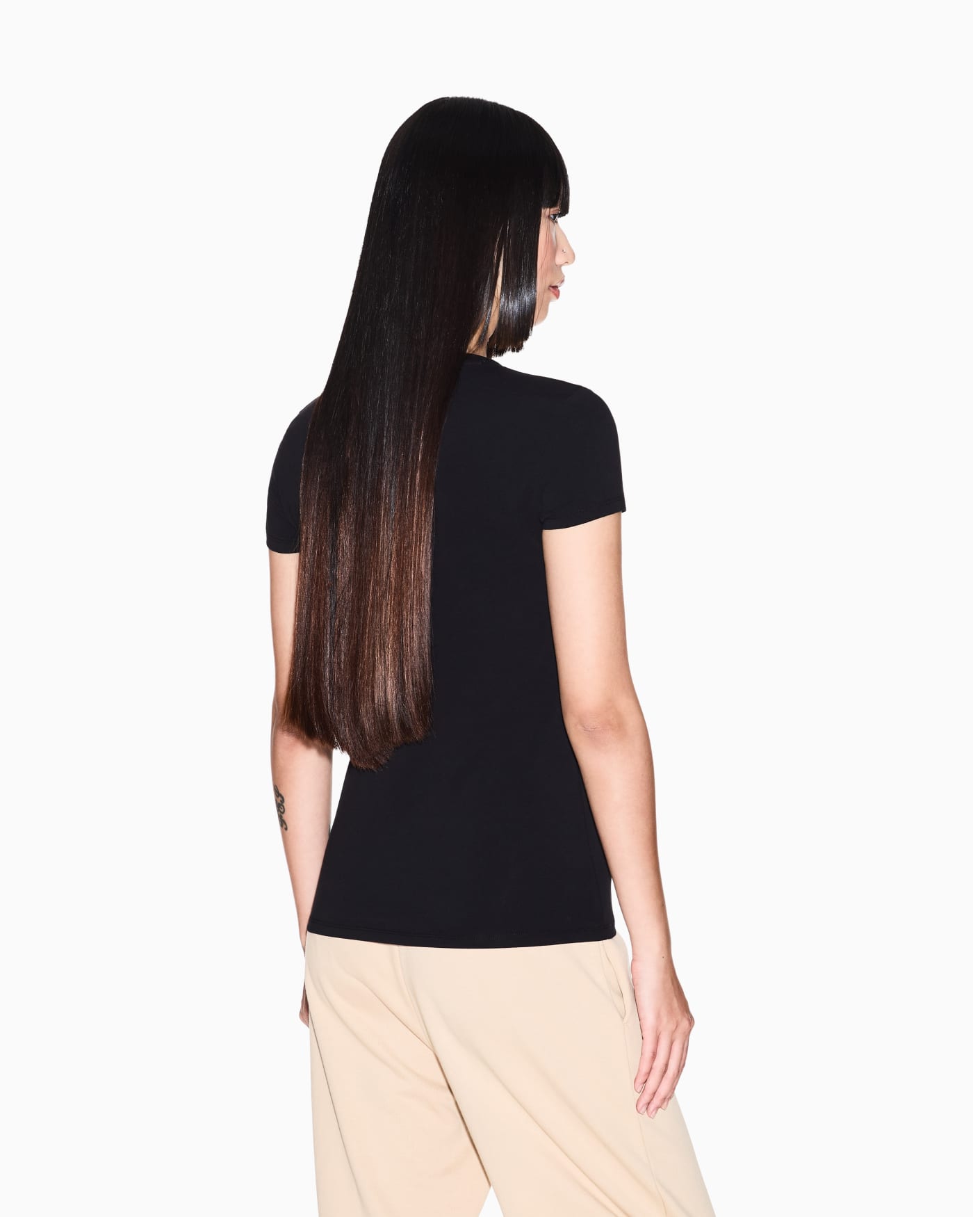 Slim Fit T-shirt in Stretch Cotton Jersey