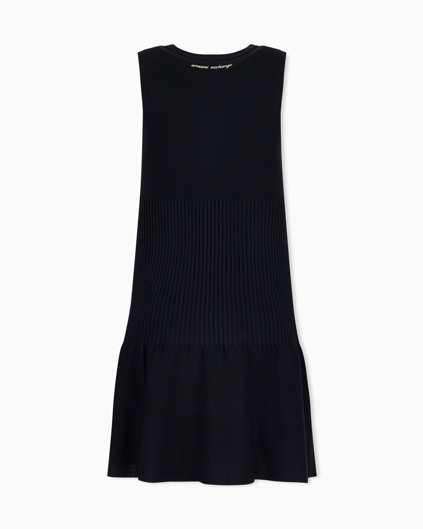 slim fit dress in knitted recycled viscose