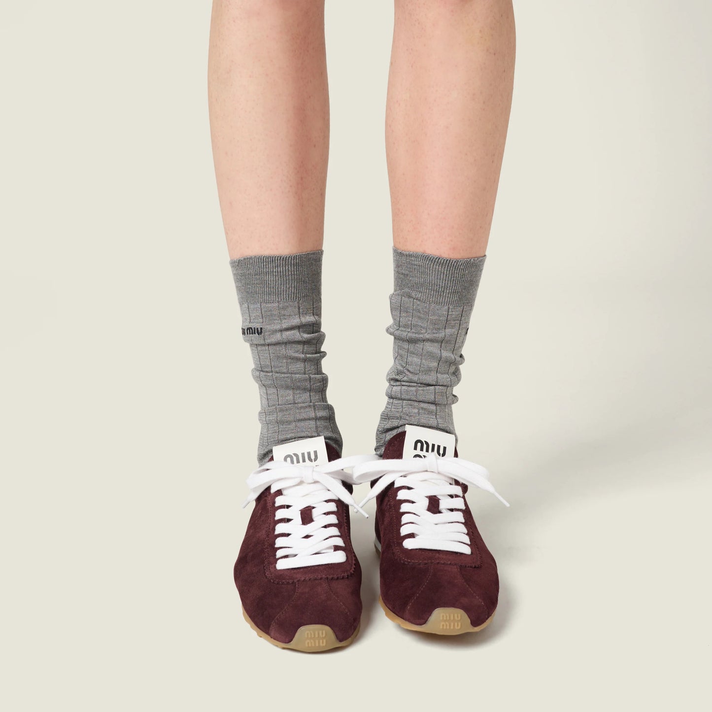Plume suede sneakers