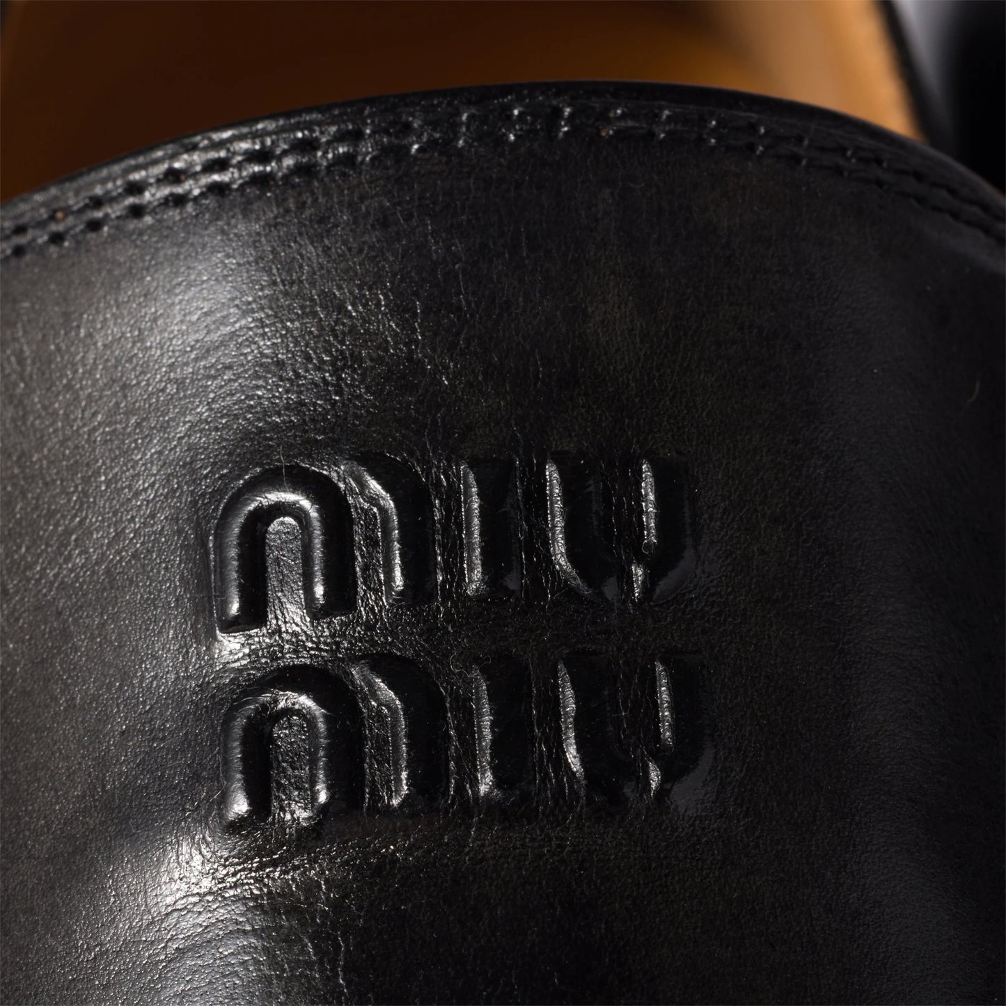 Leather loafers