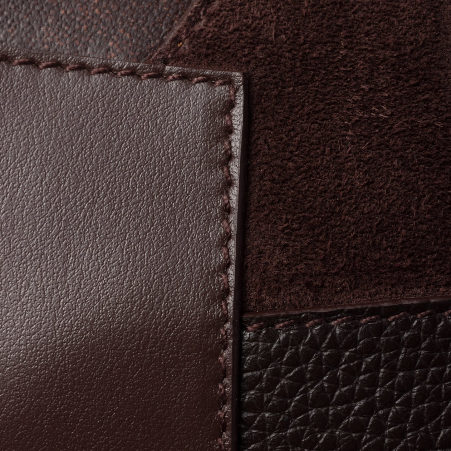 Beau leather patchwork bag