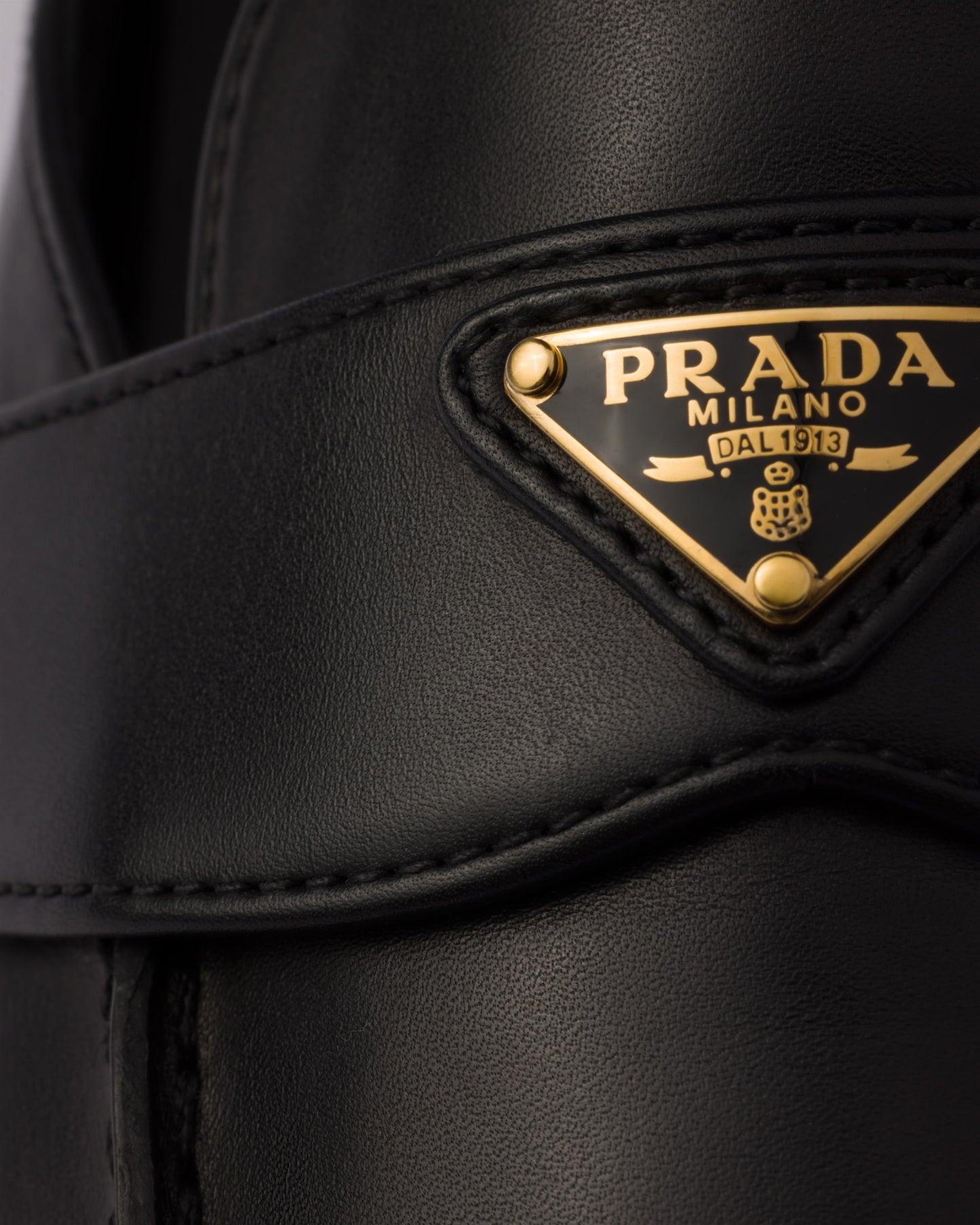 Leather slippers