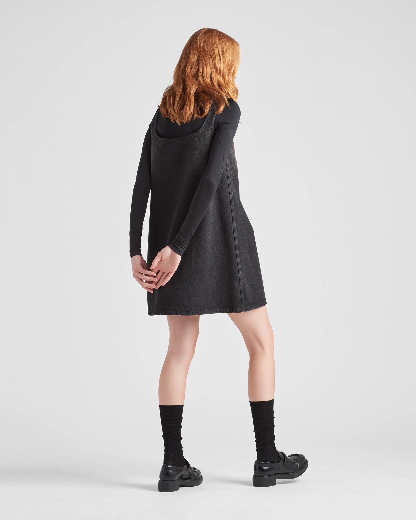 Jersey turtleneck top