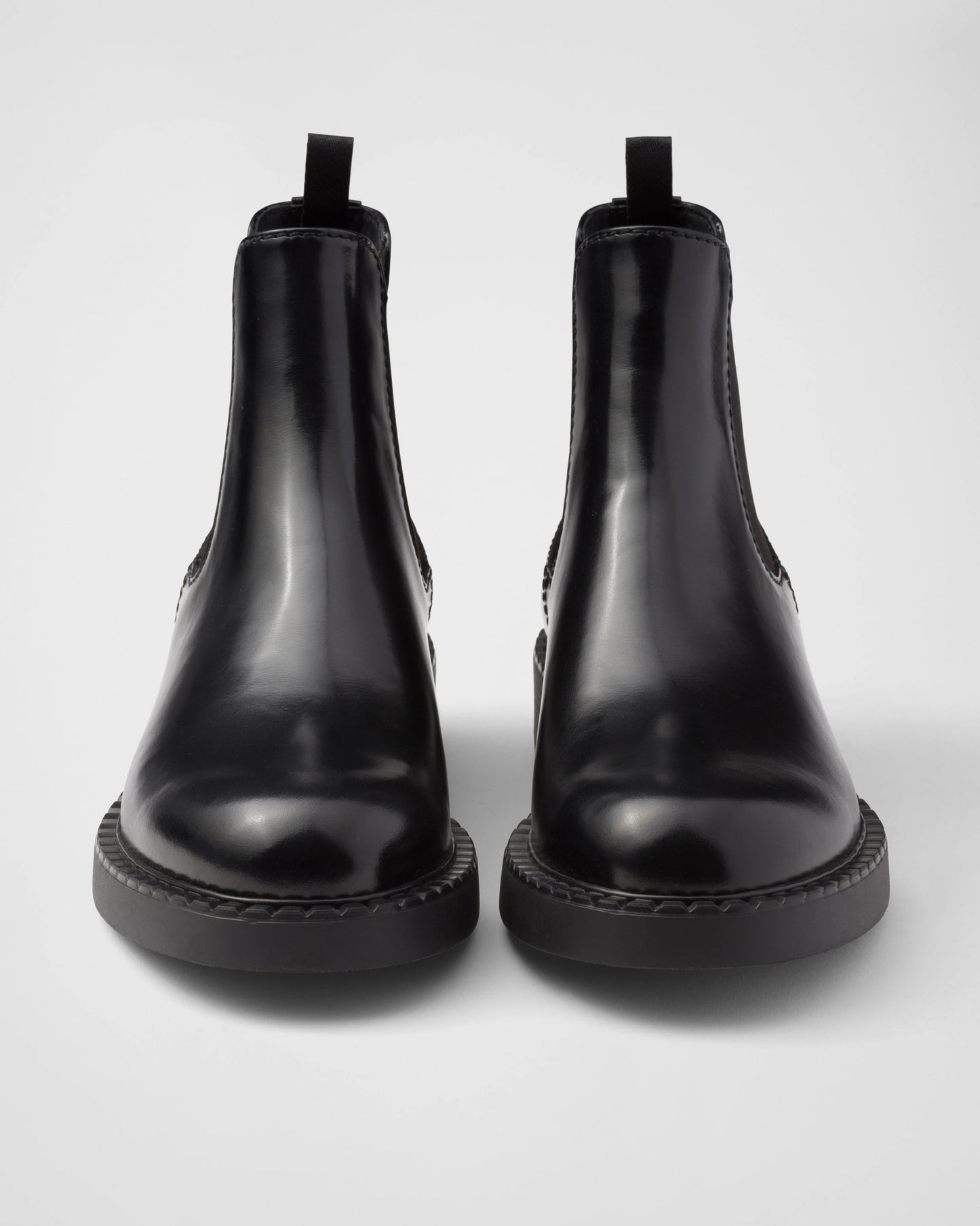 Brushed leather Chelsea boots