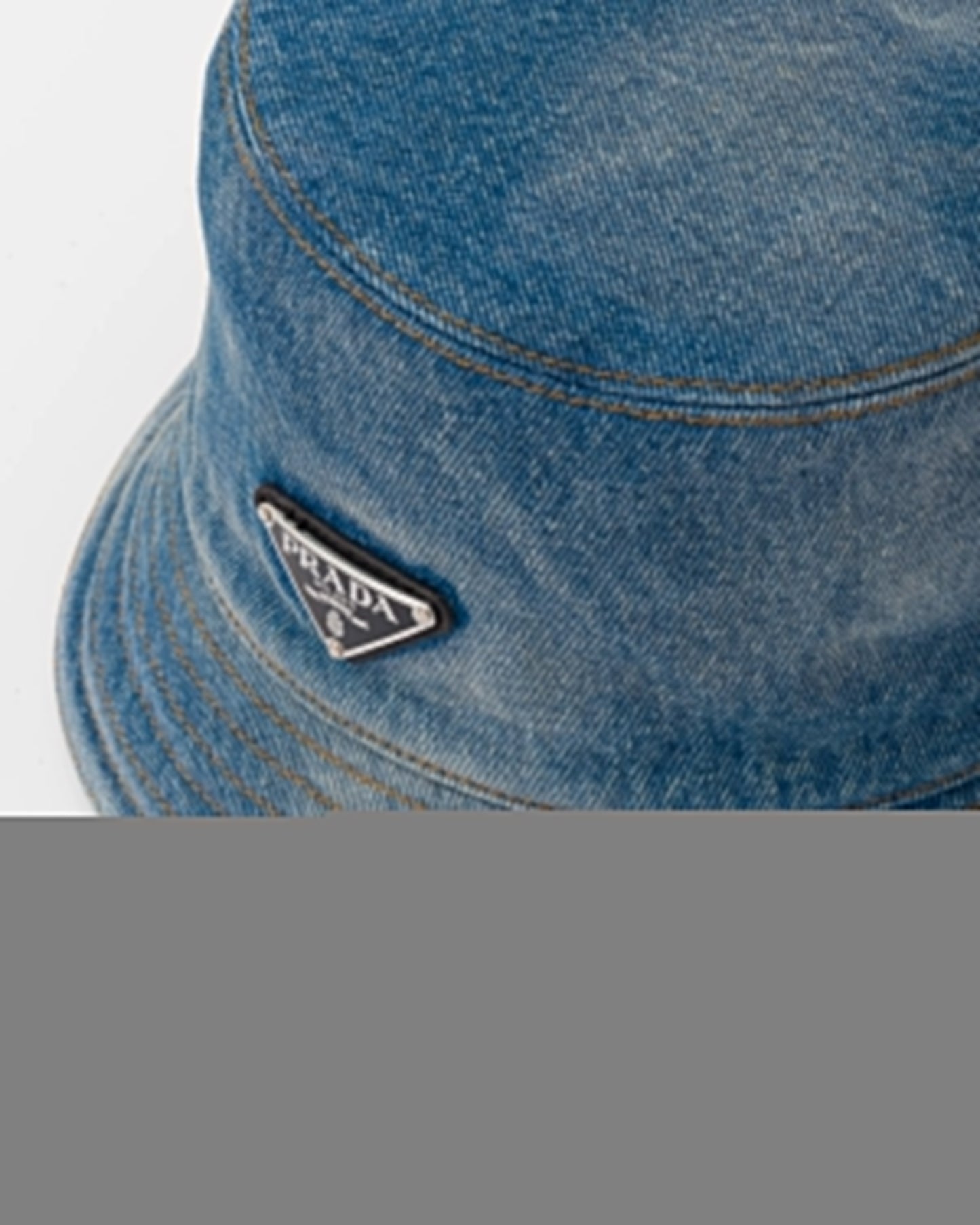 Denim bucket hat