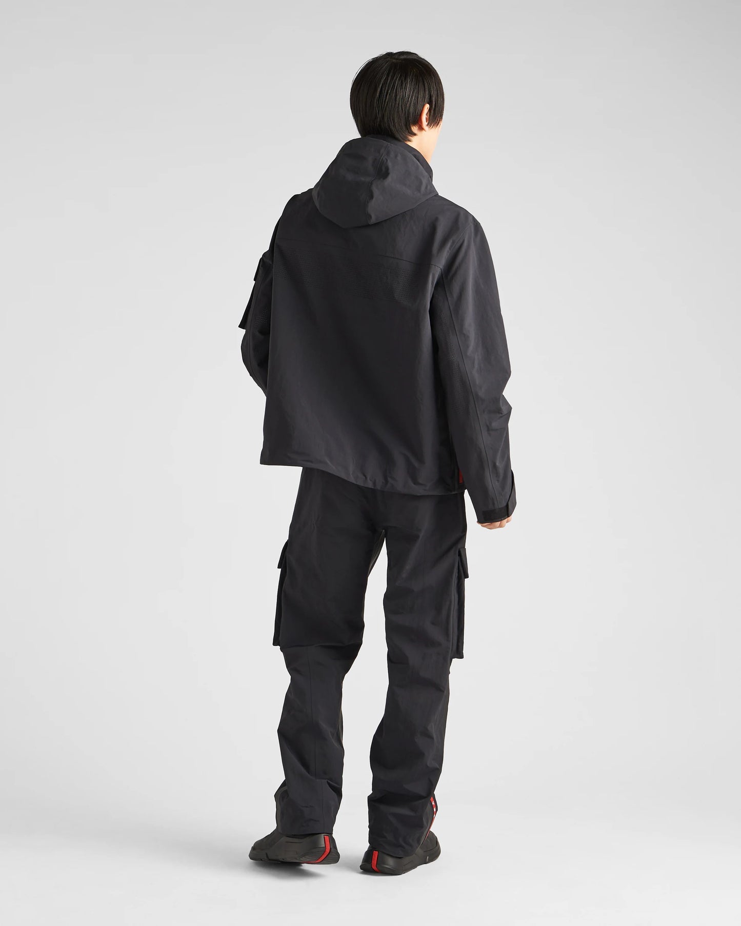 Light technical fabric windbreaker