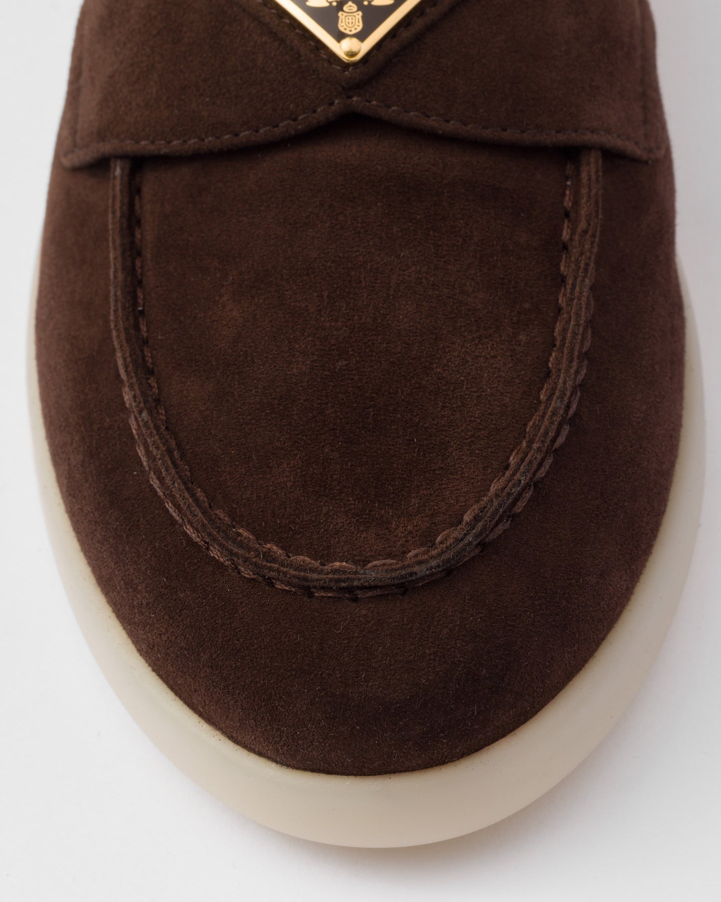 Suede leather loafers