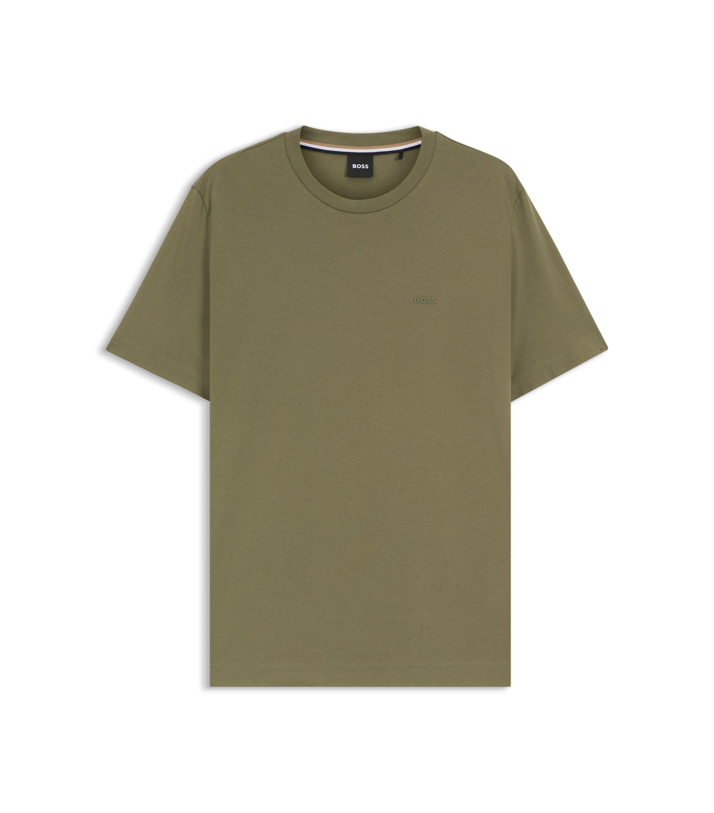 Cotton-jersey T-shirt with logo detail