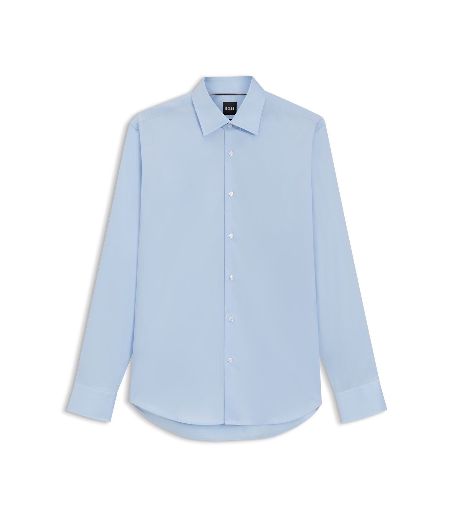 Regular-fit shirt in easy-iron cotton poplin