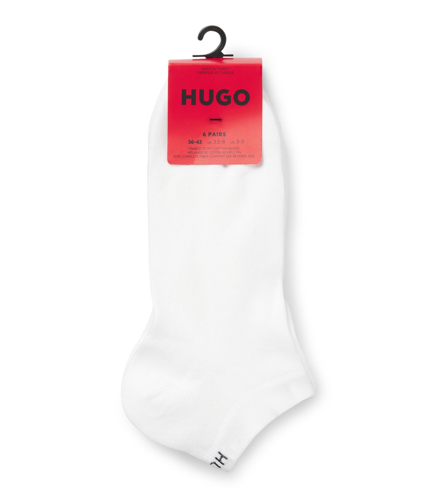 Six-pack of socks in a cotton blend
