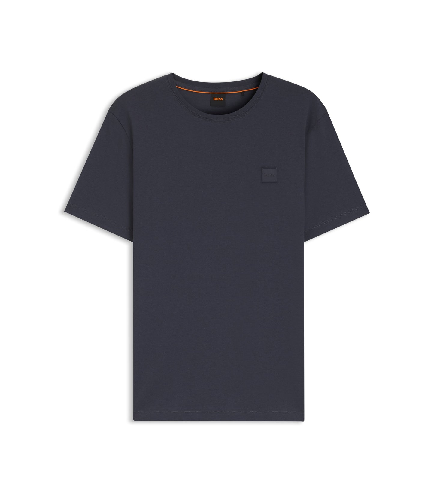 Cotton-jersey T-shirt with logo patch