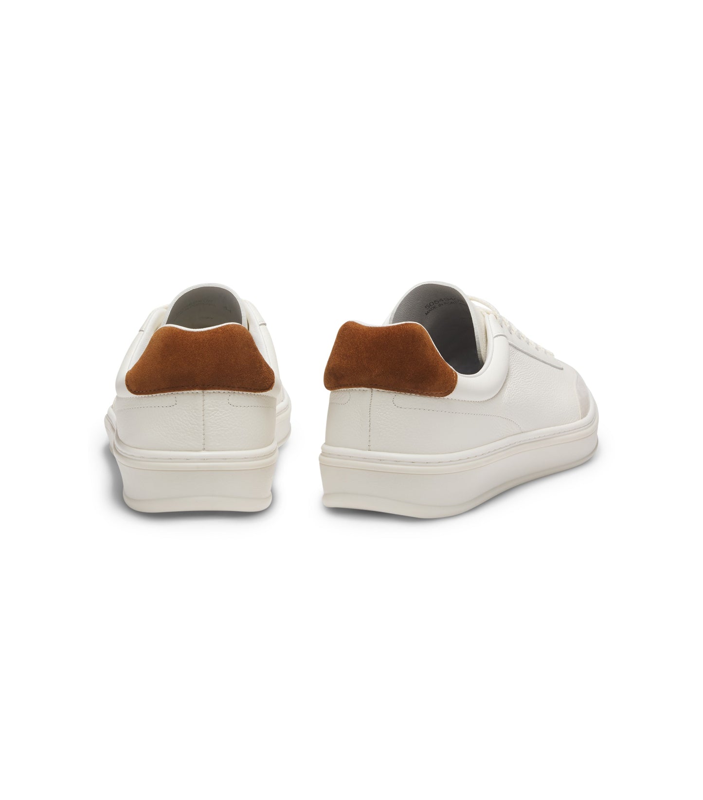 BOSS BY BECKHAM trainers in leather and suede