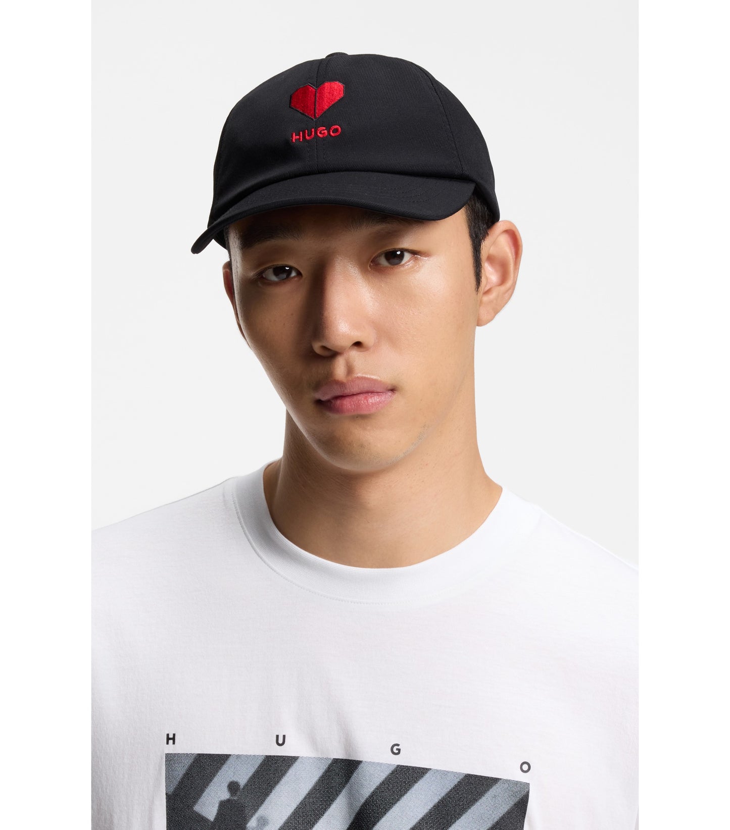 Stretch-twill cap with embroidered logo