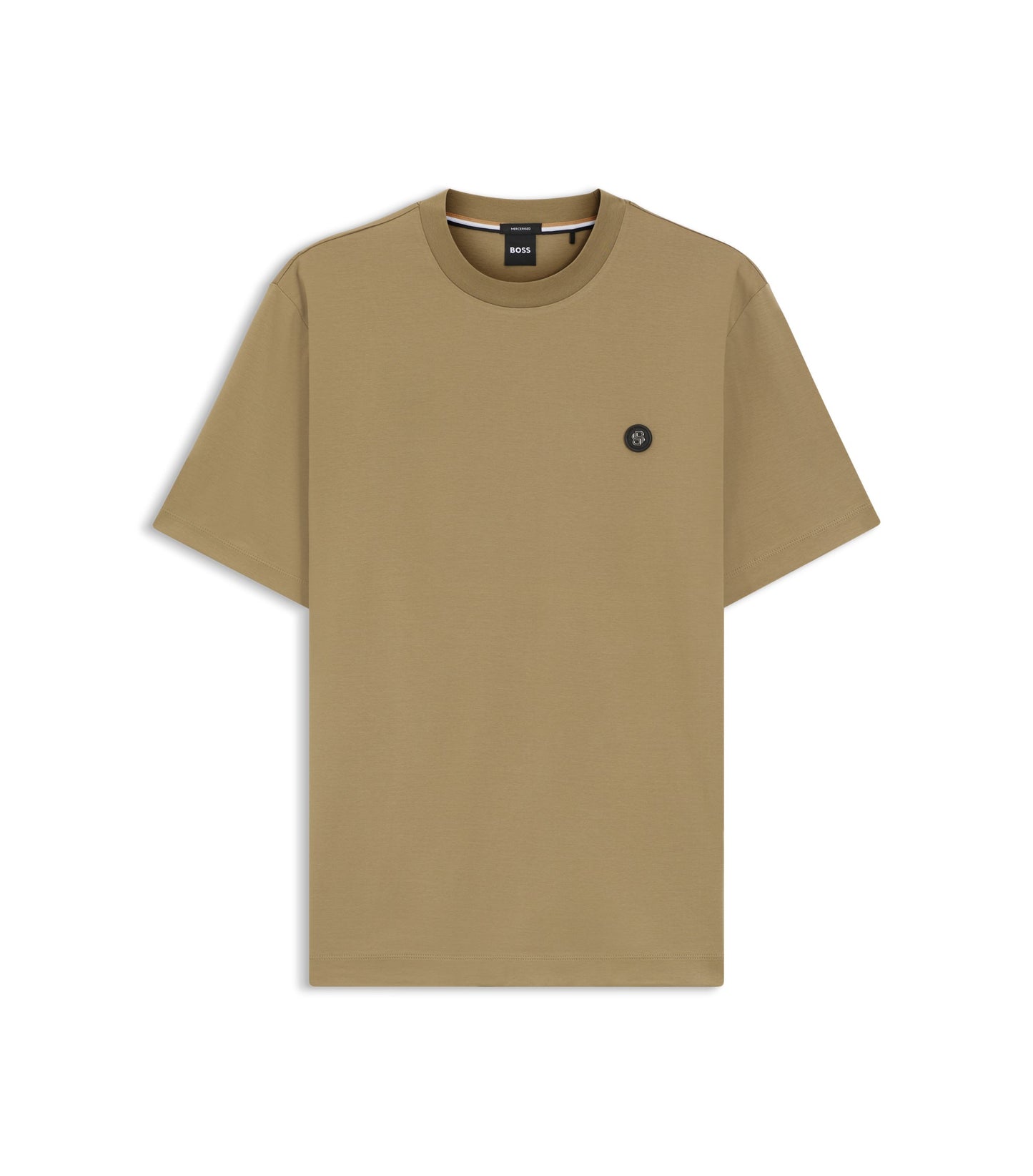 Cotton T-shirt with Double-B-monogram badge