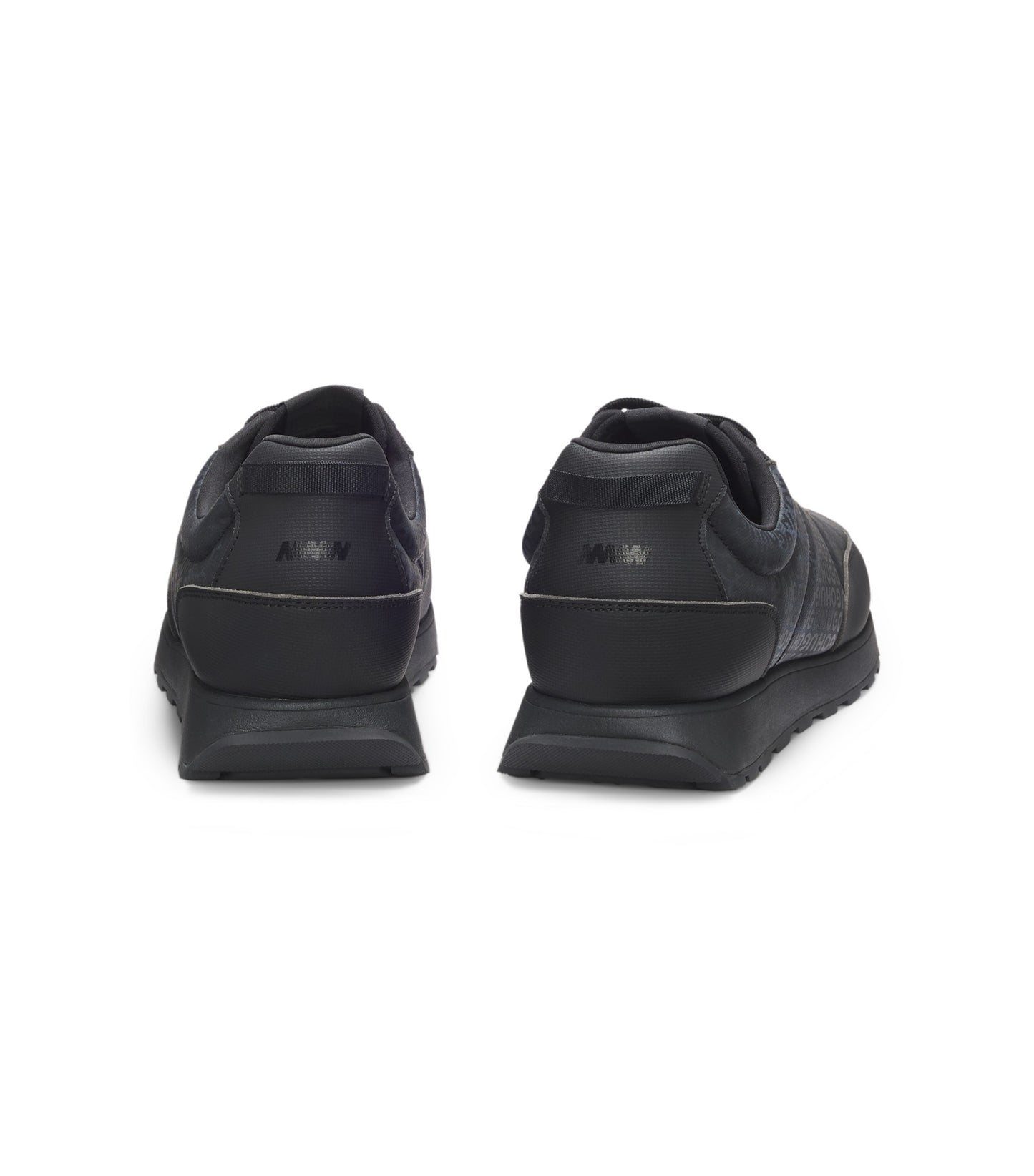 Low-top trainers with monogrammed uppers